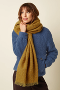 Boucle Scarf Golden Brown