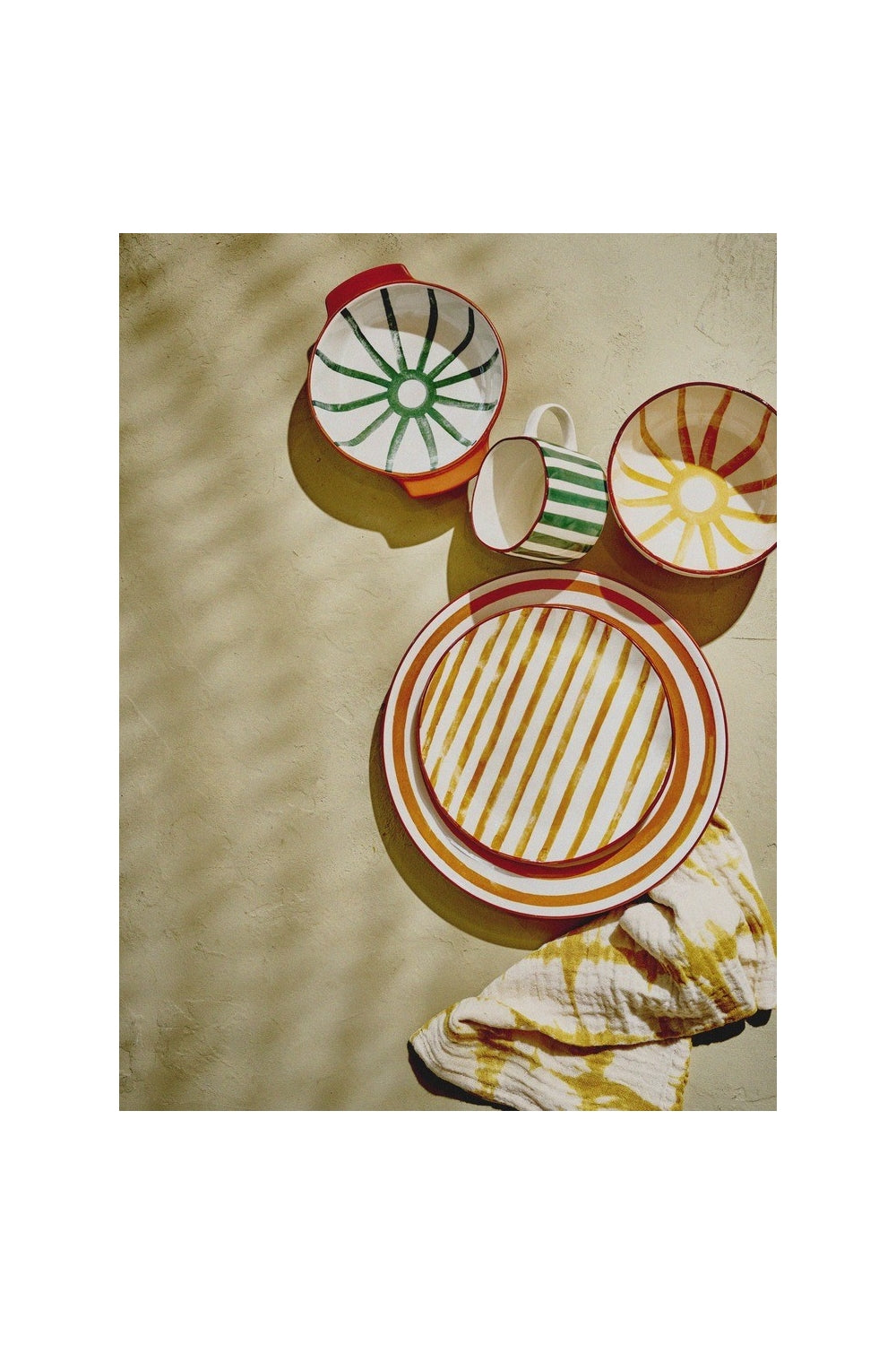 Mug porcelaine jaune - MYKONOS