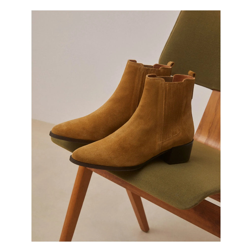 Bottines N°408 - suede ecorce