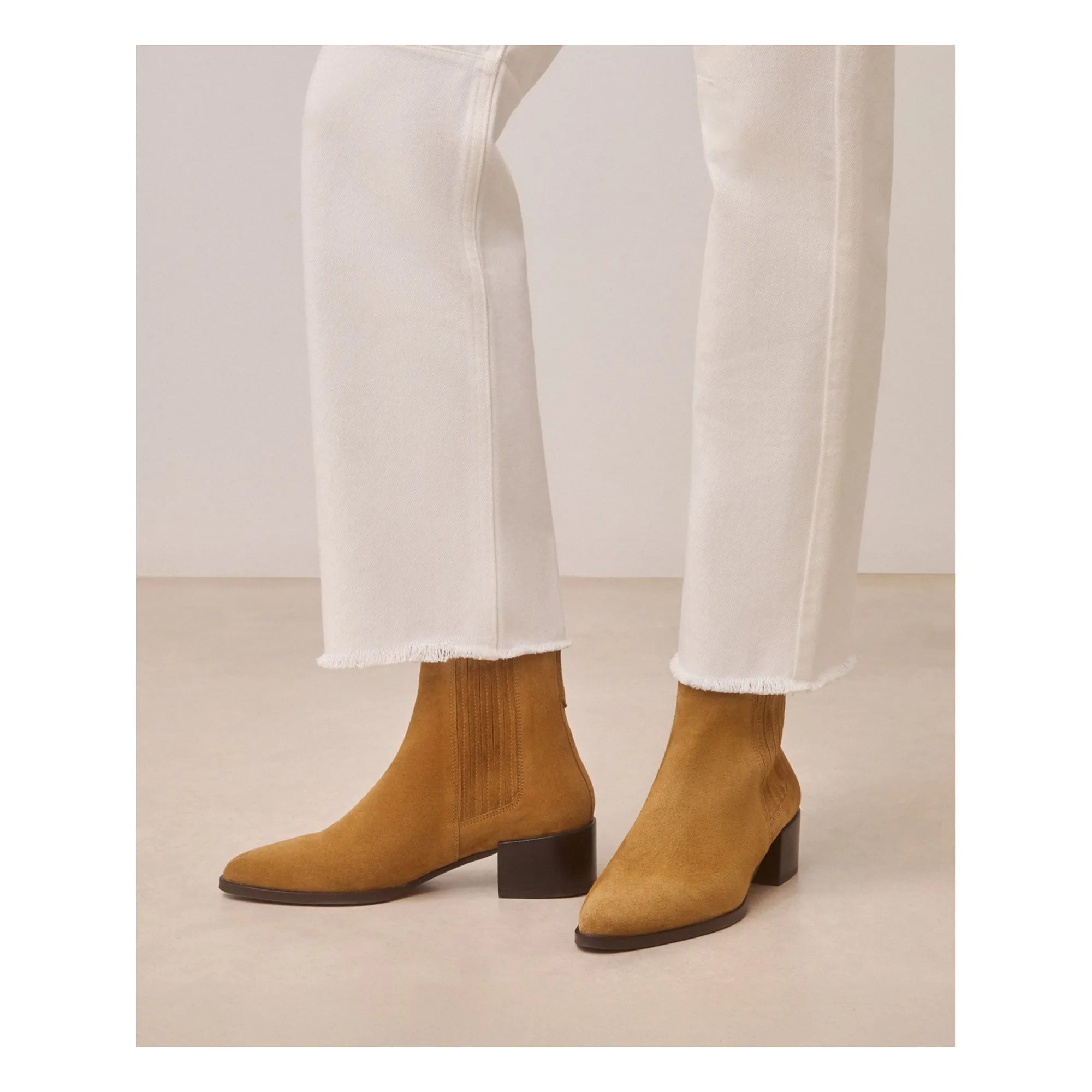 Bottines N°408 - suede ecorce