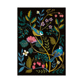 Cahier a5 - oiseaux bleus