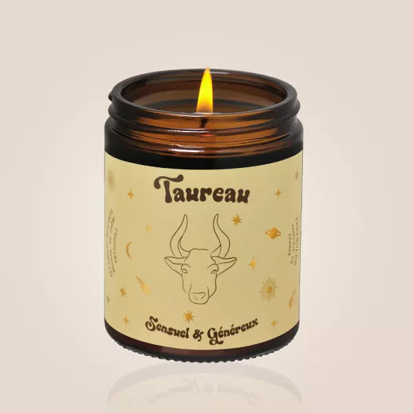 Bougie astro - taureau - 140g