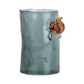 Vase Squirrel on Branch Small - Alpine Vert